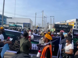 Group Protests Oriire School Abduction, Demands Immediate Release of Victims