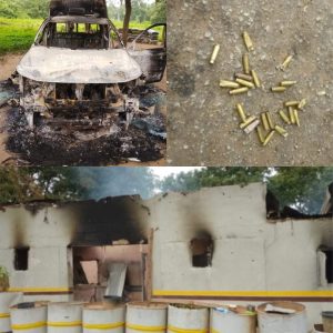 ‎Gunmen Attack Operation Burst Base Along Igbeti–Igboho Axis, Oyo State, Burn Patrol Van